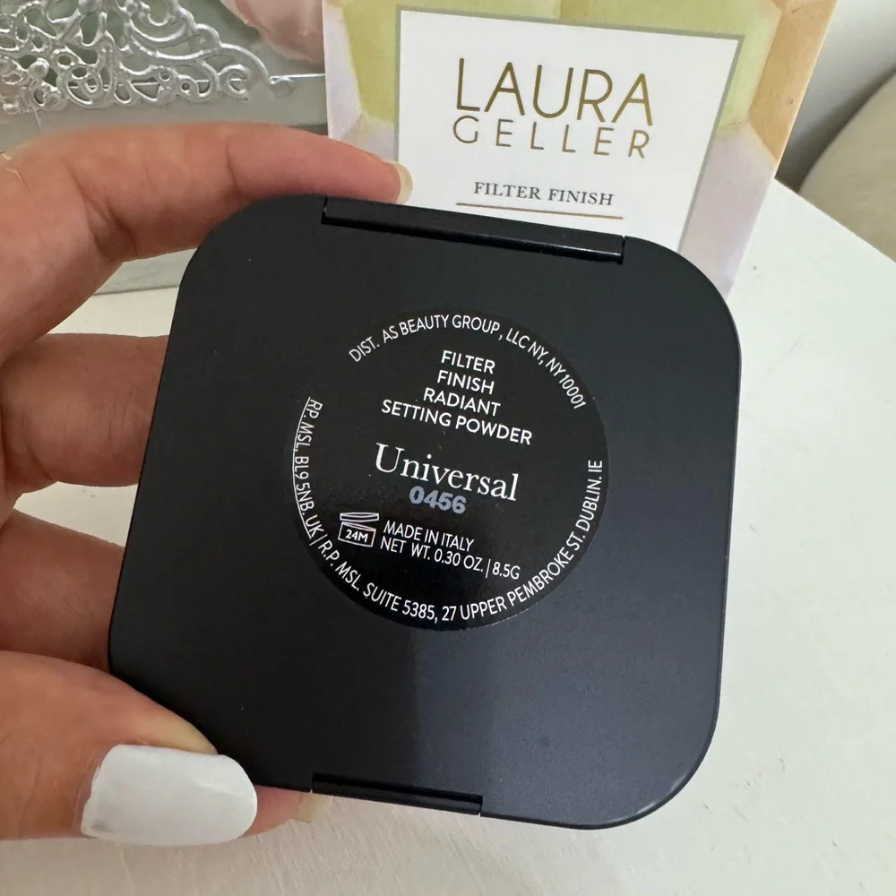 Laura Geller FILTER FINISH Neutralizing Setting Powder .24oz New In Box